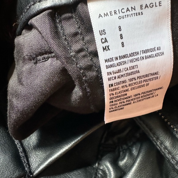 Pleather High Rise Shorts - Picture 4 of 4